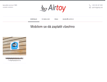 Tablet Screenshot of airtoy.cz